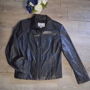 Wilsons Leather Midnight Black Jacket